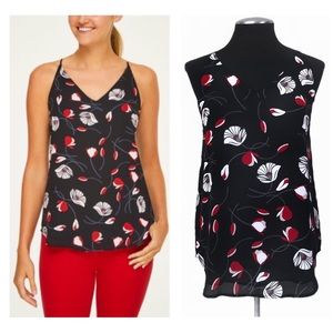 LOFT - Bloom V-Neck Floral Camisole Tank Top - XS - NWT